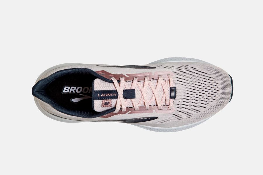 Brooks Launch 8 Road Running Shoes Womens Pink/Black 361248-JRC